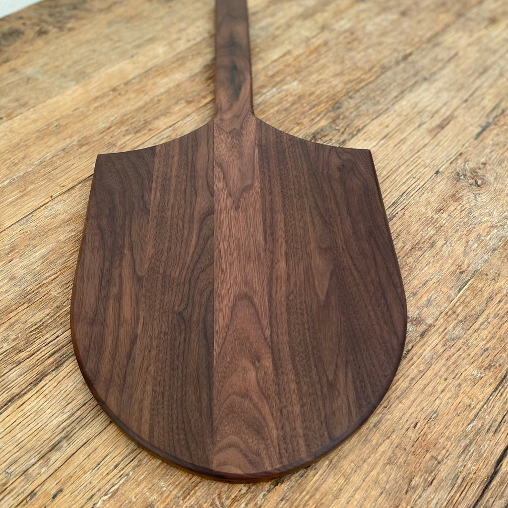 Long Tail Ray Board in American walnut – top-down view showing rich walnut grain across the full board surface