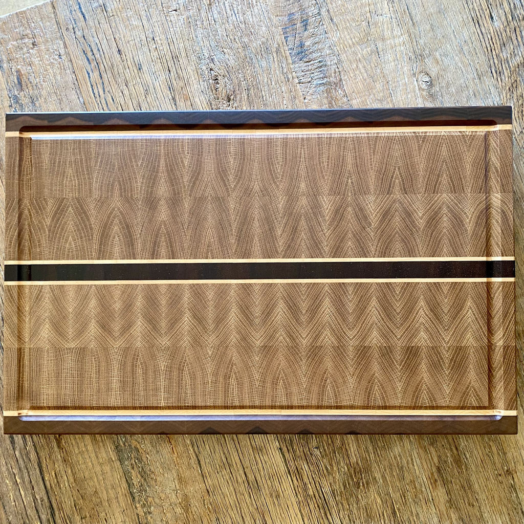 The End Grain Collection – White Oak with Walnut, Kwila & Hard Maple