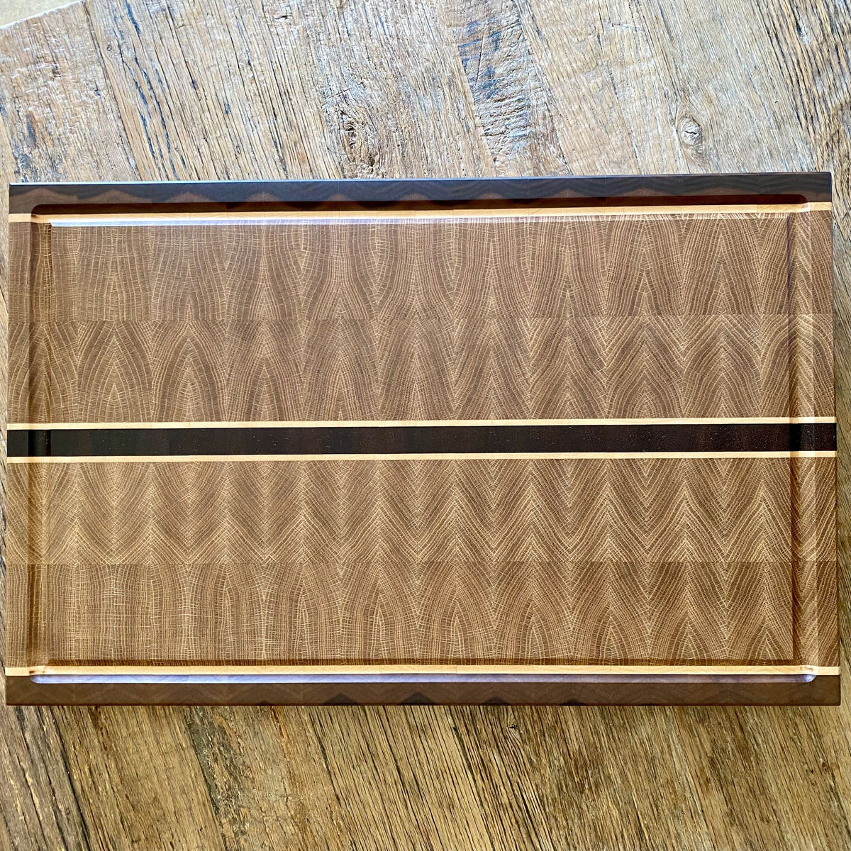 The End Grain Collection – White Oak with Walnut, Kwila & Hard Maple